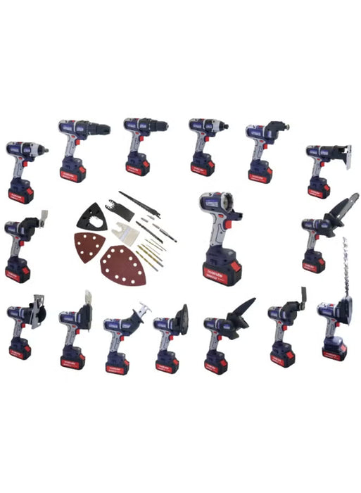 12 in 1 Multifunctional Cordless Tool Set  (P12-DC01-2B)