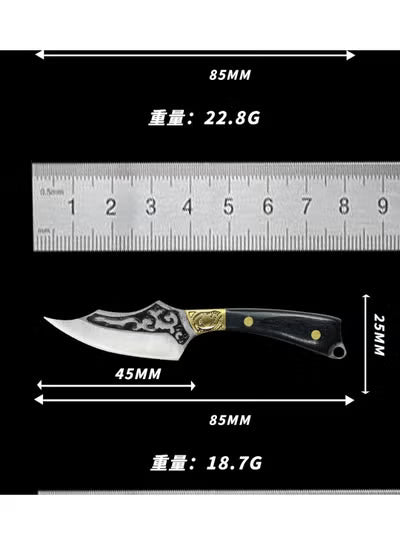 Mini Portable Pocket Knife for Camping Survival & Outdoor Use | Sharp Steel Blade, Lightweight, Compact EDC Tool