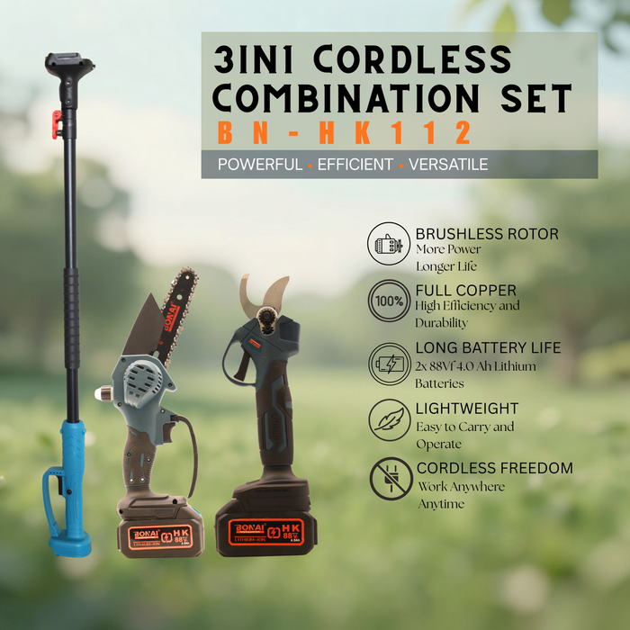 Bonai 3in1 Cordless Combination Set (BN-HK112)