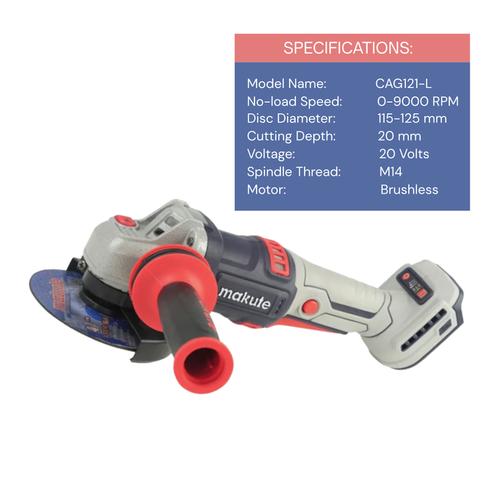Cordless Angle Grinder (CAG121-L)