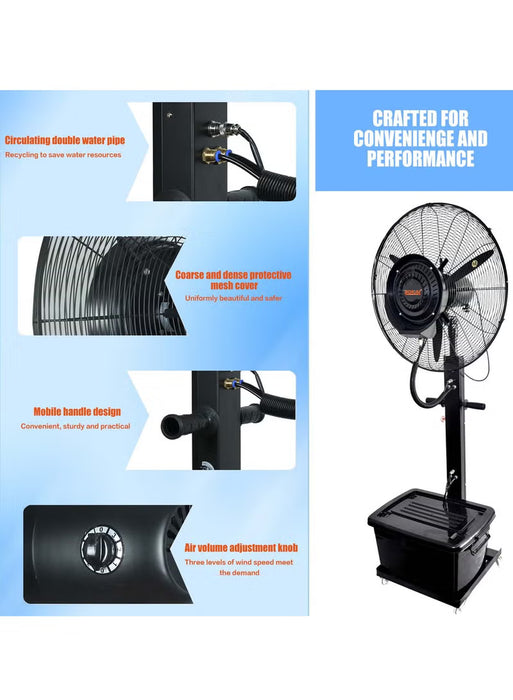 Bonai 26’’ Stand Cooling Water Fan  (HK-WT650)