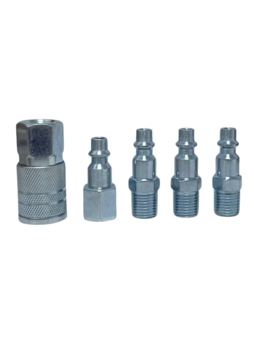 5PCS Air Quick Coupling Set 1/4" Male & Female Connectors for Air Compressor Tools (MKQC01-US)
