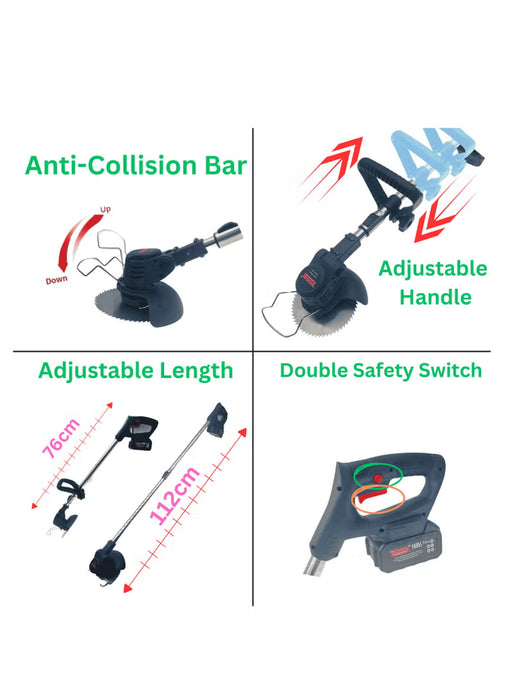 Cordless Grass Trimmer, 168Vf (BN-HK042)