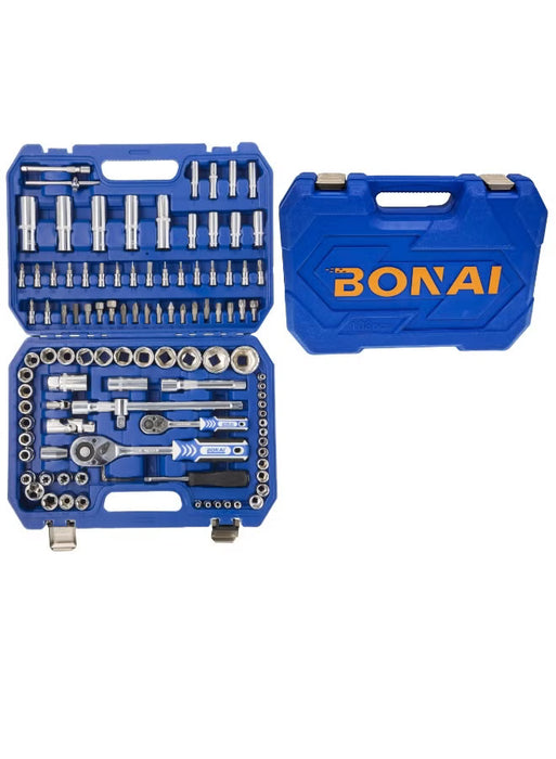 108-Piece 1/4" & 1/2" Drive Socket Wrench Set (BN-HK78)