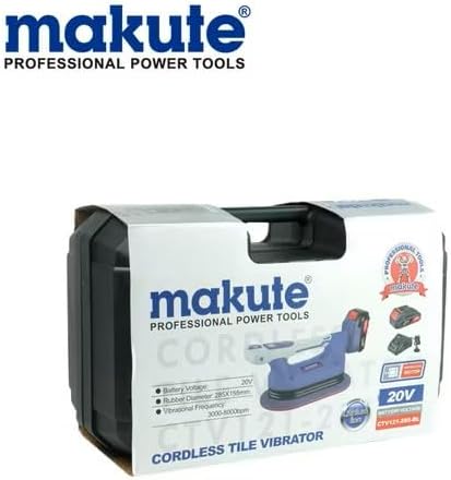 Makute Cordless Tile Vibrator (CTV121-285-BL)