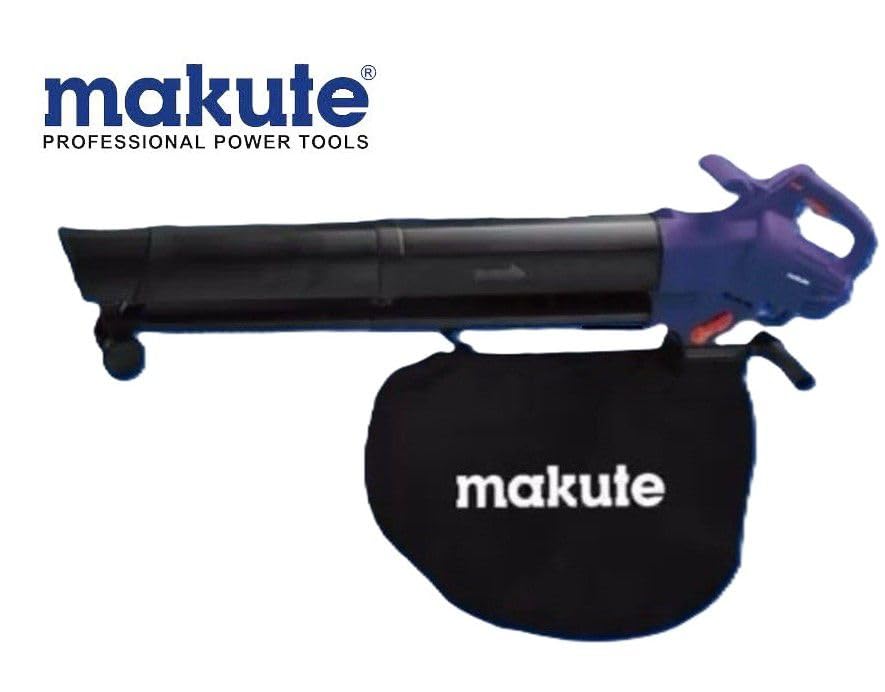 MAKUTE PB122 Portable Electric Blower/Vacuum, 3000W High-Power Corded Tool, Efficient Leaf Blowing & Dust Collection, Home Maintenance Gift.