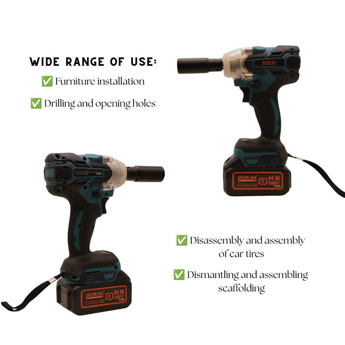 Bonai Cordless Impact Wrench (BN-HK139)