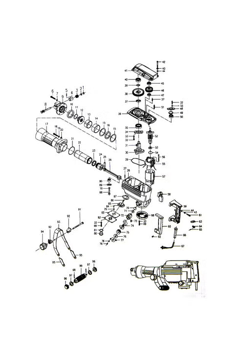 Demolition Hammer  (BN-HK98)