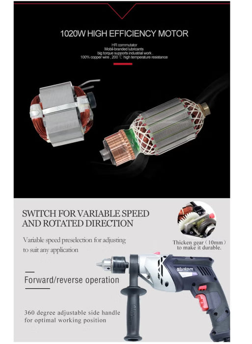 Impact Drill 13MM 1020W (MK-ID009)