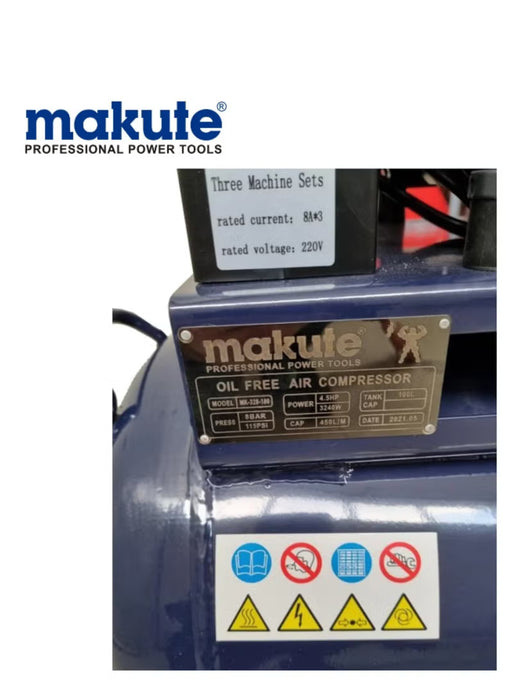 100L Oil-Free Silent Air Compressor(MK-328100)