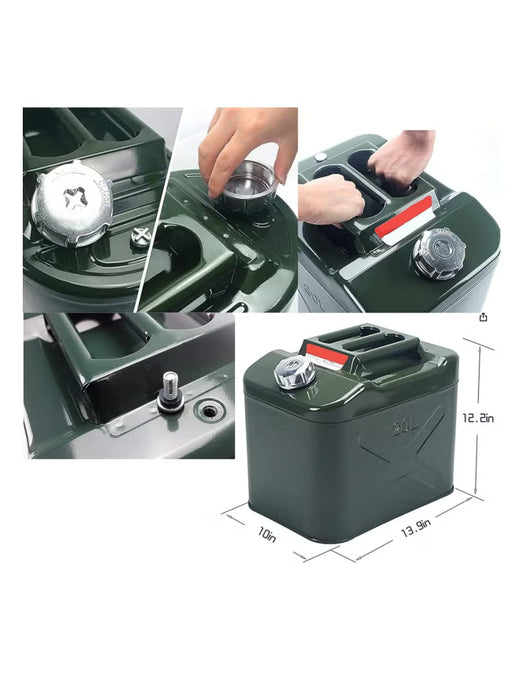 Metal Fuel Can with Flexible Spout 10L/15L/20L