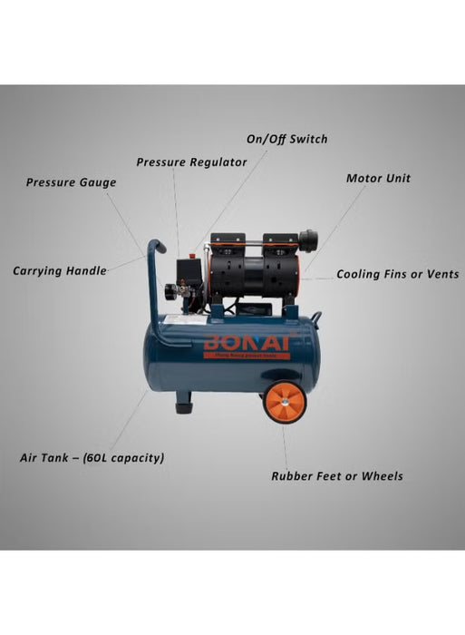 Compressor 1100W & 60L (BN-HK91)