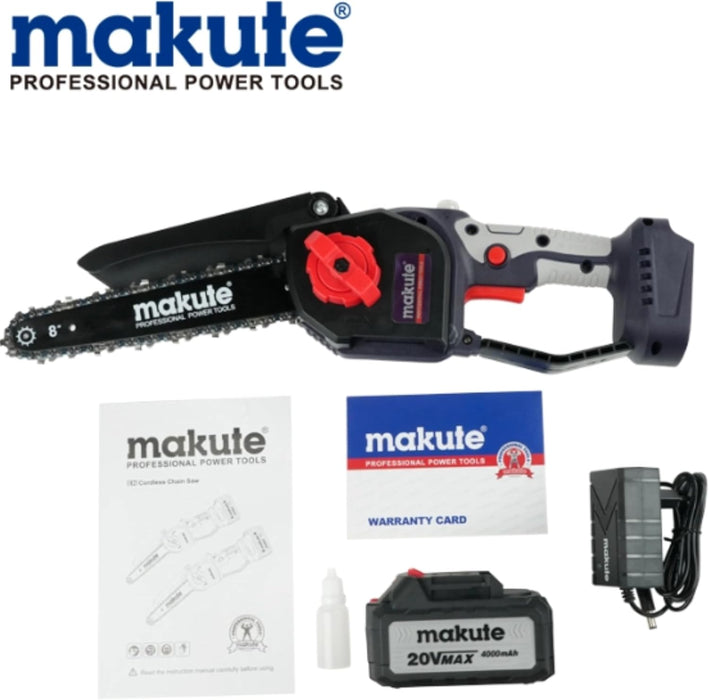 Makute Cordless Chain Saw 8 inch (CEC111-8-BL)