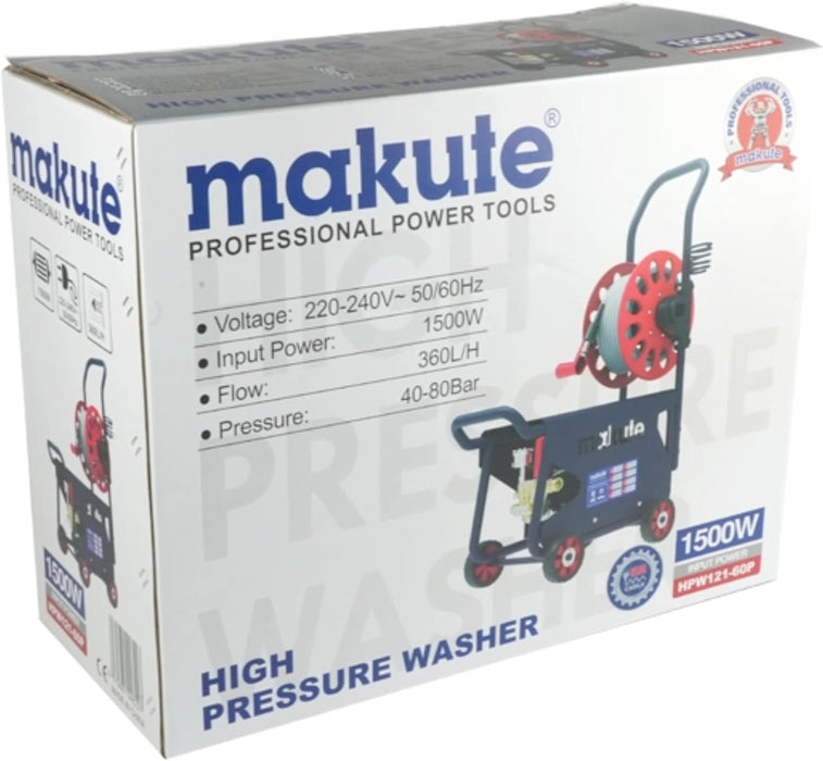 makute 1500W High Pressure Washer (HPW121-60P)