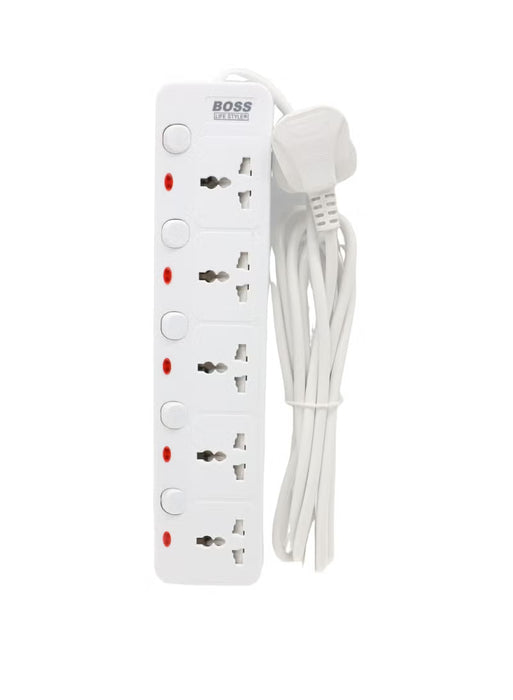 Extension Lead 5 Way Power Strip