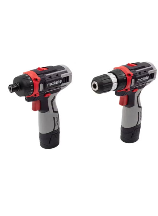Makute Cordless Drill & Screwdriver Set (P2-DC01-2B)