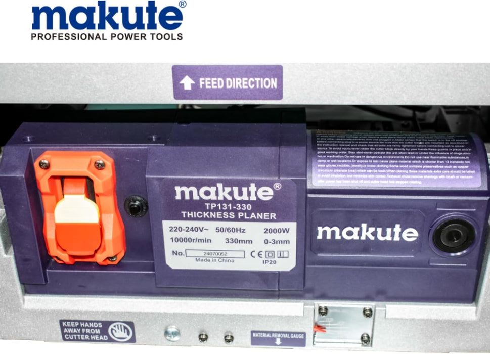 Makute Electric Wood Planer (TP131-330)