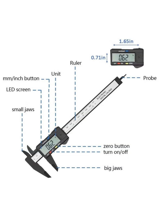 Digital Caliper Measuring Tool