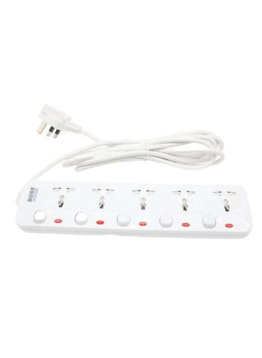 Extension Lead 5 Way Power Strip