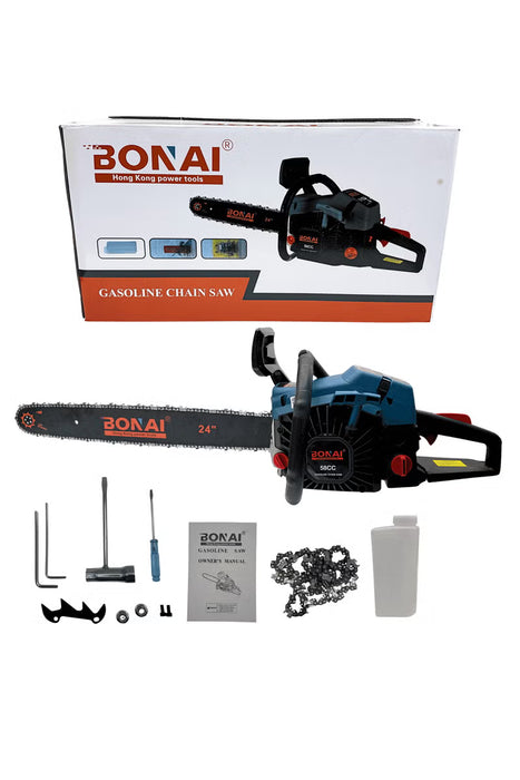 Gas Powered Chainsaw – 24” Bar (BN-HK67)