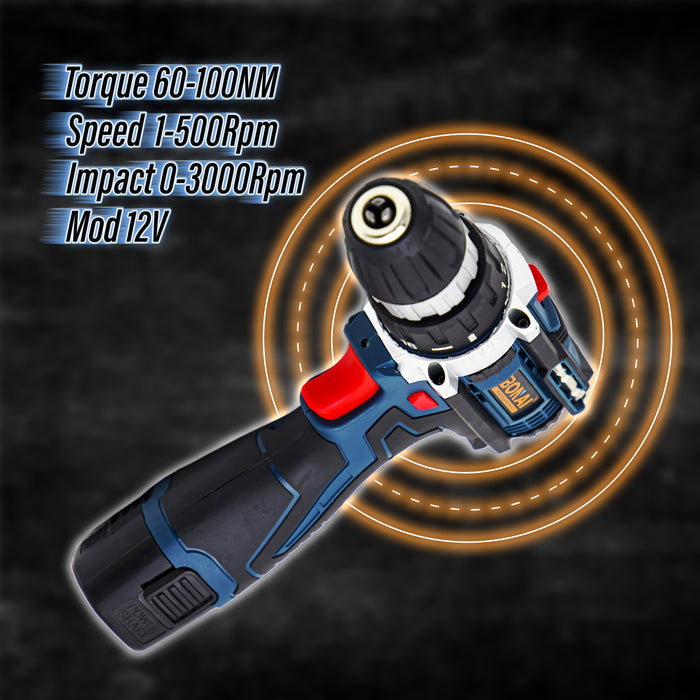12V Cordless Lithium Battery Drill Driver(BN-HK103)