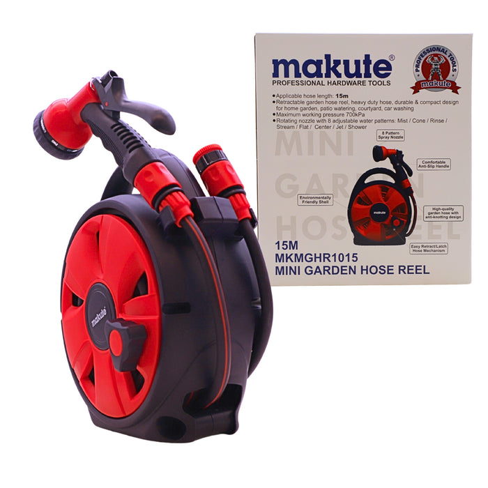makute 15M Mini Garden Hose Reel (MKMGHR1015)