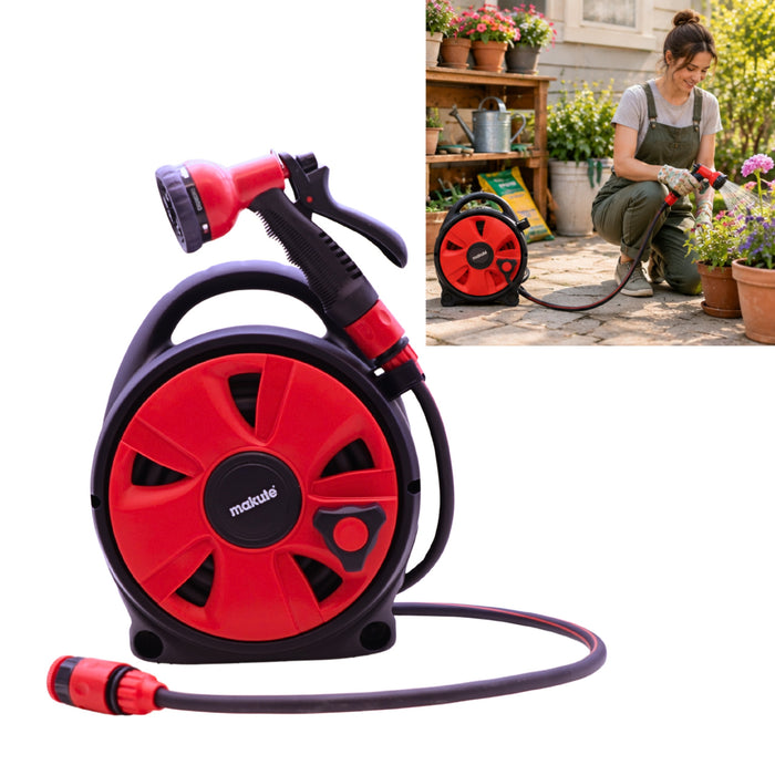 makute 15M Mini Garden Hose Reel (MKMGHR1015)