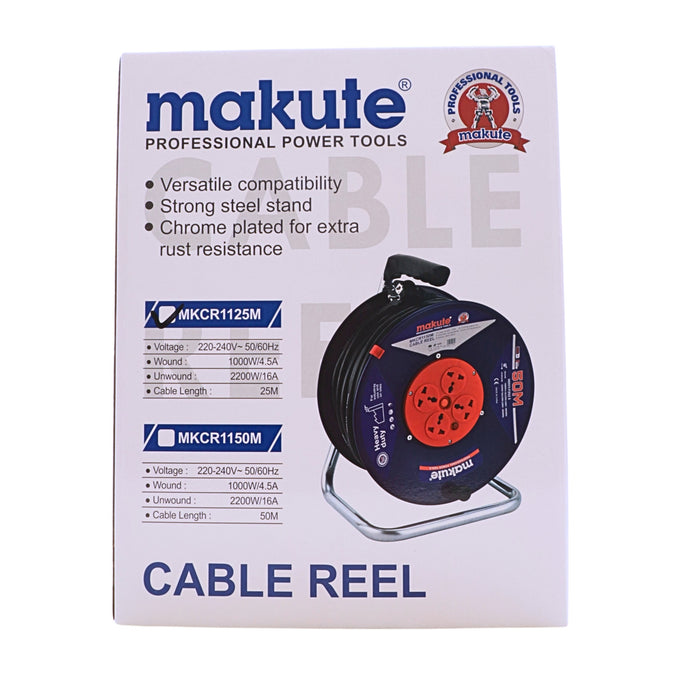 makute 25M Cable Reel (MKCR1125M)