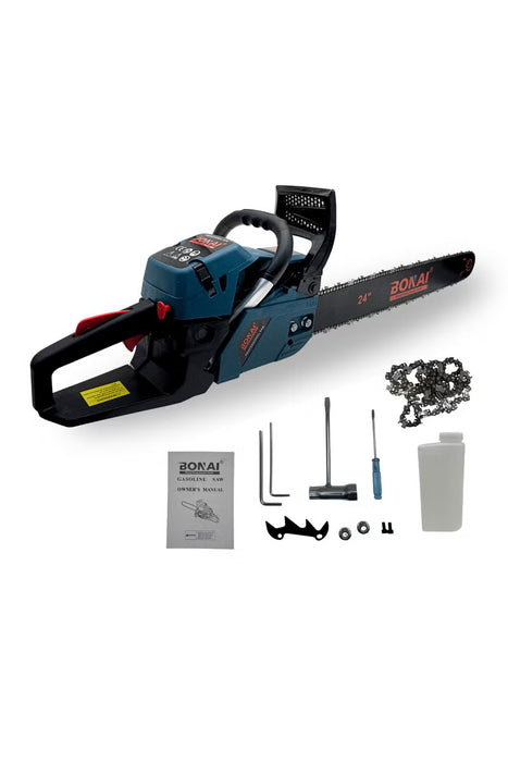 Gas Powered Chainsaw – 24” Bar (BN-HK67)