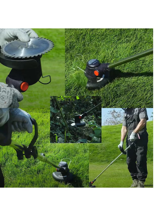 3-in-1 Cordless Garden Tool Set: 20V Pruning Machine, 6-Inch Chainsaw, Brush Cutter/Grass Trimmer with 2 Batteries & Charger – Portable, Lightweight for Lawn and Garden Maintenance, P3-DC01-2B