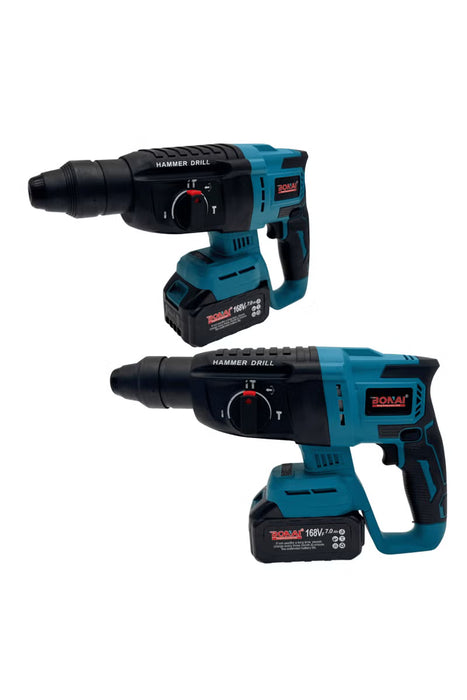 4-in-1 Cordless Brushless Power Tool Set with Drill, Impact Wrench, Hammer Drill, Grinder (BN-HK47)