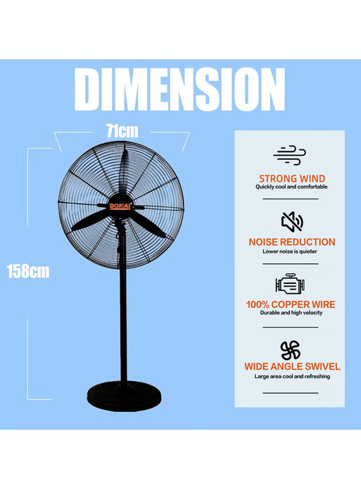Bonai 26-Inch Stand Fan (HK-ST-65)