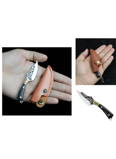 Mini Portable Pocket Knife for Camping Survival & Outdoor Use | Sharp Steel Blade, Lightweight, Compact EDC Tool